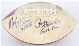 2000s Paul Hornung Max McGee Green Bay Packers Signed Football