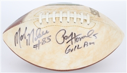 2000s Paul Hornung Max McGee Green Bay Packers Signed Football