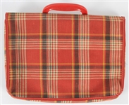 1950's The Lone Ranger Hi-Yo Silver Plaid Canvas Handbag