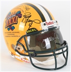 1997 Green Bay Packers Multi Signed Super Bowl XXXI Full Size Helmet w/ 21 Signatures Including Bart Starr, Tony Canadeo, Brett Favre, Ray Nitschke & More