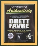 2000's Brett Favre Green Bay Packers 35 x 43 Framed Display w/ Signed Jersey & Photo (Favre COA)
