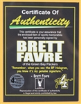 2008 Brett Favre Green Bay Packers 35 x 43 Framed Display w/ Signed Pro Bowl Jersey (Favre COA)