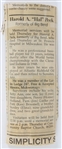 1940's George Babe Ruth & Hal Peck H&B Louisville Slugger 16 Mini Bats - Lot of 2 