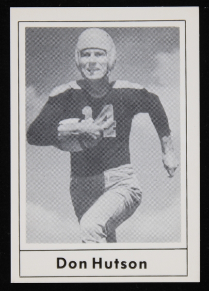1977 Don Hutson Green Bay Packers Touchdown Trading Card #25