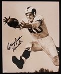 1949-1957 Elroy "Crazylegs" Hirsch (d.2004) Los Angeles Rams Autographed 8"x10" B&W Photo (JSA)