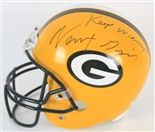 1995 Newt Gingrich Speaker of the House Signed Green Bay Packers Full Size Display Helmet (JSA)