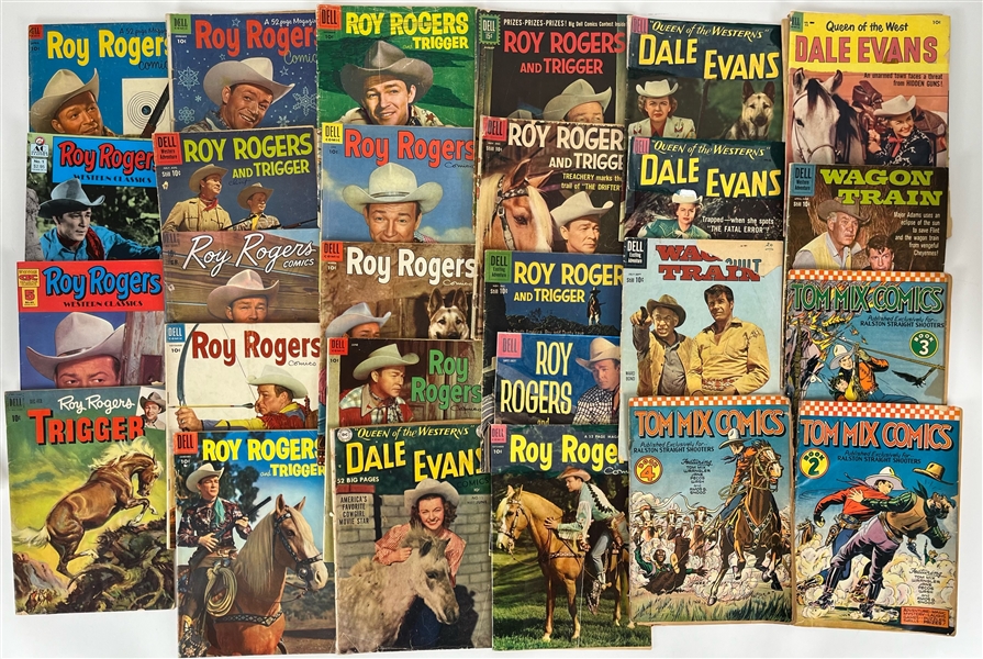 1940s-90s Cowboys & Westerns Comic Book Collection - Lot of 110