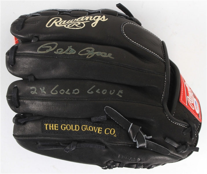 2013 Pete Rose Cincinnati Reds Signed Rawlings Gold Glove Baseball Mitt (PSA/DNA)