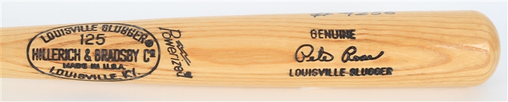 1990s Pete Rose Cincinnati Reds Signed H&B Louisville Slugger Bat (JSA)