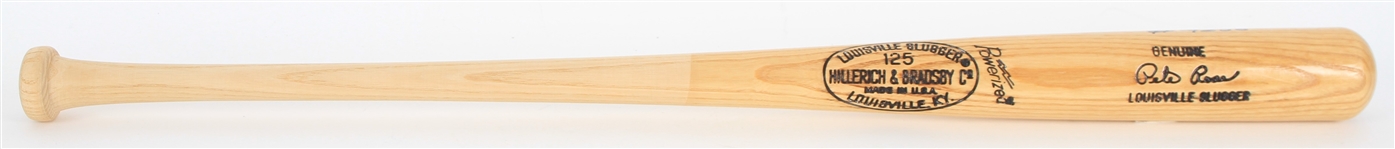 1990's Pete Rose Cincinnati Reds Signed H&B Louisville Slugger Bat (JSA)