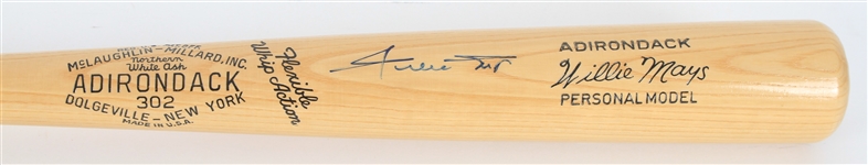 1990s Willie Mays San Francisco Giants Signed Adirondack Bat (JSA)