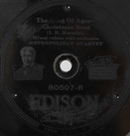 1928 Thomas Edison Signed Edison Botanic Research Corporation Check w/ Edison Diamond Disc Record (Full JSA Letter)