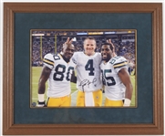 1990s Brett Favre Green Bay Packers Signed 22x26 Framed Photo (Favre Hologram)