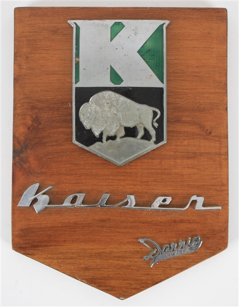 1954 Kaiser Darrin Styled Motors 8" x 11" Logo Display 