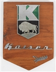 1954 Kaiser Darrin Styled Motors 8" x 11" Logo Display 