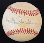 1983 Duke Snider Brooklyn Dodgers Signed ONL Feeney Baseball (JSA)