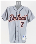 1999 Dean Palmer Detroit Tigers Signed Game Worn Road Jersey (MEARS LOA/JSA)
