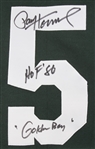 1990's Paul Hornung Green Bay Packers Signed Champion Super Bowl I Throwback Jersey (JSA) 