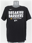 2021 Shohei Ohtani Los Angeles Angels Jackie Robinson Day Breaking Barriers T-Shirt (MEARS LOA)