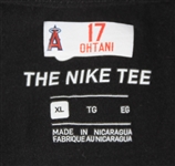 2021 Shohei Ohtani Los Angeles Angels Jackie Robinson Day Breaking Barriers T-Shirt (MEARS LOA)