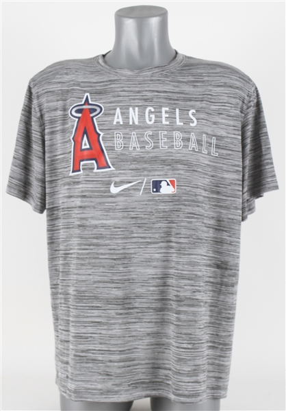 Lot Detail - 2021 Shohei Ohtani Los Angeles Angels Nike Undershirt ...