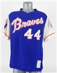1972-74 Hank Aaron Atlanta Braves Professional Model Jersey (MEARS LOA)