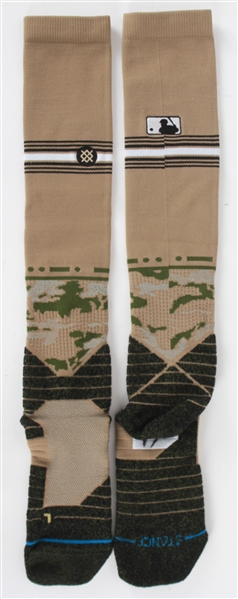2021 Shohei Ohtani Los Angeles Angels Camouflage Socks (MEARS LOA)