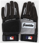 1998-2005 Jeff Bagwell Houston Astros Franklin Game Worn Batting Gloves (MEARS LOA)