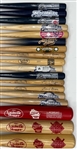 1990's-2000's Milwaukee Braves Brewers Baseball Bat Collection - Lot of 30 w/ 7 Signed Including Eddie Mathews, Warren Spahn, Robin Yount & More (JSA)
