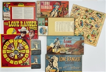 1930s-60s The Lone Ranger Board Game Collection - Lot of 6