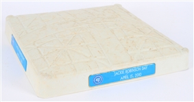 2010 (April 15) Chicago Cubs Milwaukee Brewers Wrigley Field Jackie Robinson Day Game Used First Base (MEARS LOA/MLB Hologram/Steiner)