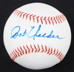 1984-1994 Bob Uecker Milwaukee Brewers Autographed Bobby Brown ROMLB Baseball (JSA)
