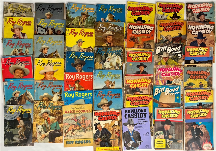 1940s-60s Western & Cowboy Comic Book Collection - Lot of 165