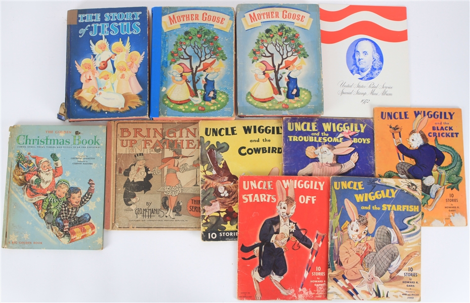 1910s-70s Book & Stamp Collection - Lot of 11