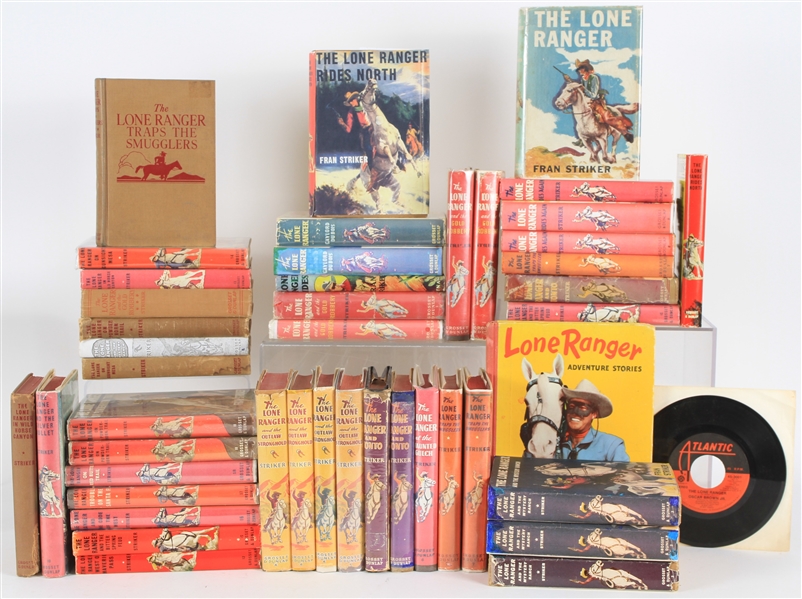 1940s-50s The Lone Ranger Hardcover Book Collection - Lot of 45