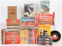 1940s-50s The Lone Ranger Hardcover Book Collection - Lot of 45