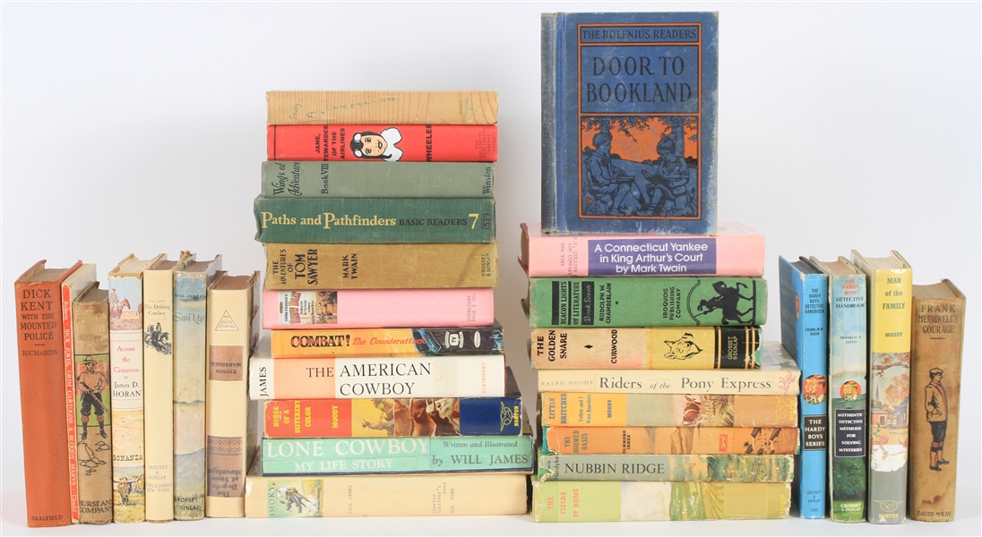 1900s-60s Americana Western Military Hardcover Book Collection - Lot of 30