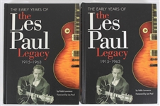 2008 Les Paul Robb Lawrence Signed The Early Years of The Les Paul Legacy Hardcover Books - Lot of 2 (JSA)