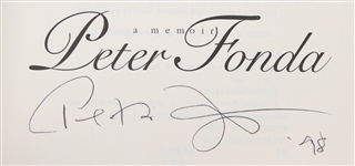1998 Peter Fonda Signed Don't Tell Dad Hardcover Book (JSA)