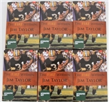 2010 Jim Taylor Green Bay Packers Signed The Fire Within Hardcover Books - Lot of 6 (JSA)