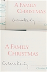 2007 Caroline Kennedy Signed A Family Christmas Hardcover Books - Lot of 4 (JSA)