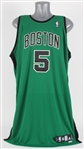 2007-08 Kevin Garnett Boston Celtics Game Worn Alternate Jersey (MEARS A5)