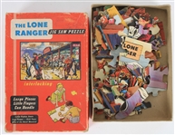 1950s The Lone Ranger Jigsaw Puzzle by JayMar Specialty Co.