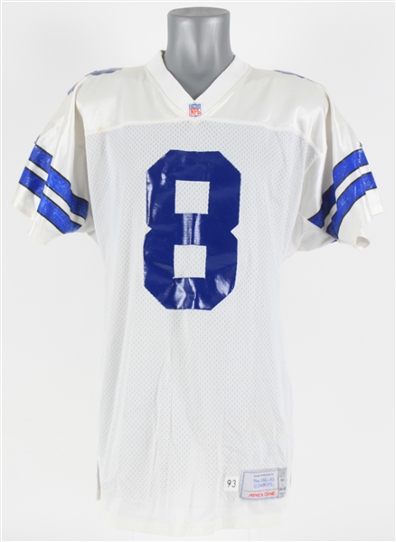 1993 Troy Aikman Dallas Cowboys Home Jersey (MEARS A5)