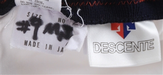 1984 USA Basketball Uniform Shorts Attributed to 9 via Handwritten #9 MJ on Tag (MEARS LOA) 