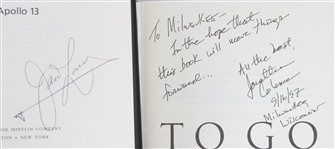 1970's-2020's Signed Hardcover Book Collection - Lot of 10 w/ Eddie Mathews, Douglas Adams, Peter Fonda, George McGovern & More (JSA)