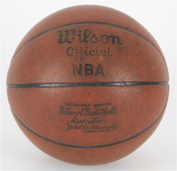 1963-75 Wilson Official NBA J. Walter Kennedy Game Used Basketball (MEARS LOA)