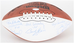 2000s Green Bay Packers Multi Signed ONFL Tagliabue Autograph Panel Football w/ 8 Signatures Including Bart Starr, Ray Nitschke, Tony Canadeo, Jim Taylor & More *Full JSA Letter*