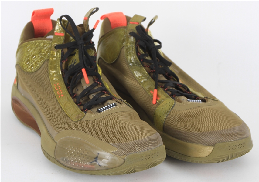 2020 Zion Williamson New Orleans Pelicans Game Worn Jordan Bayou Boys Sneakers (MEARS LOA/Athletes Club COA)