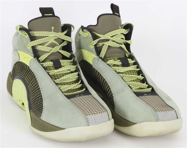 2020-21 Zion Williamson New Orleans Pelicans Jordan Animal Instinct Game Worn Sneakers (MEARS LOA/Athetles Club COA)
